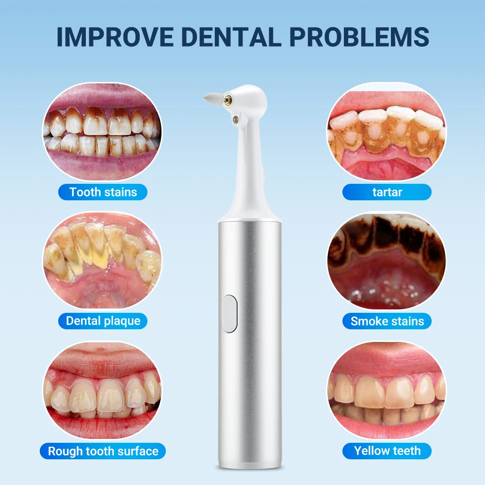 Teeth Whitening Brush - Electric Tooth Cleaner Teeth Polishing Instrument