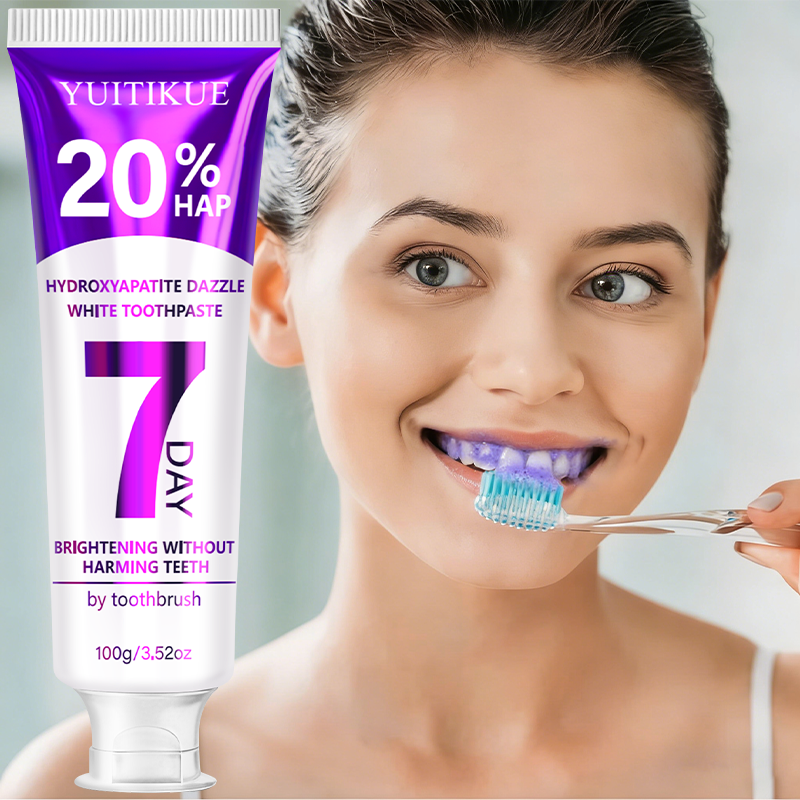 Teeth Whitening Thailand - YUITIKUE Hydroxyapatite Toothpaste - Purple Formula,