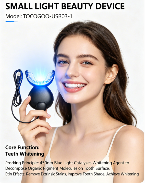Teeth Whitening Light Kit - Dental Plaque Calculus Remover - Dental