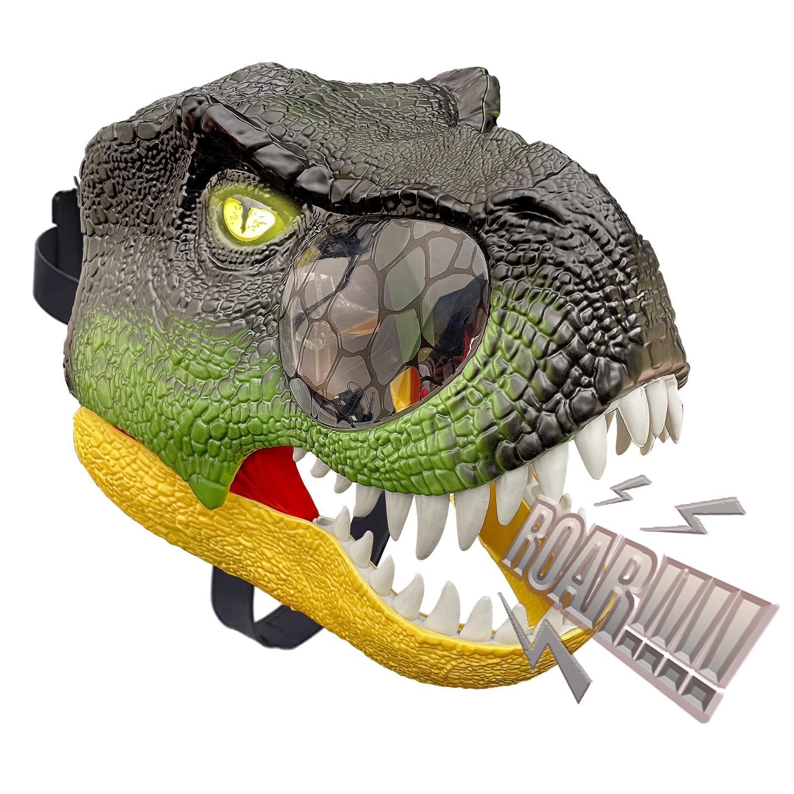 Led Mouth Tray - P-jsmen Led Lighted Eyes T-Rex Mask