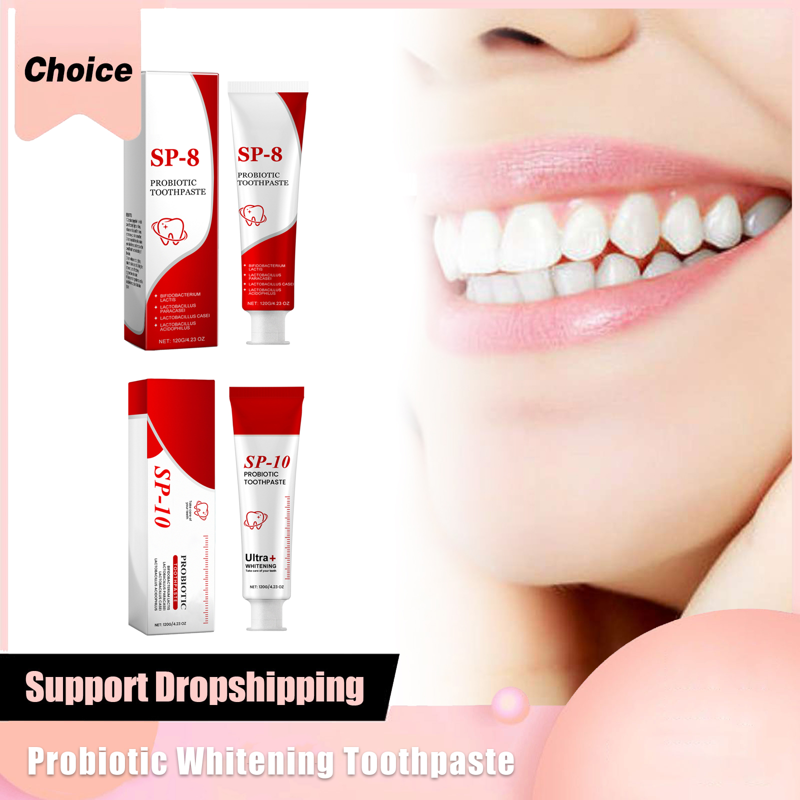 Teeth Whitening Best - Sp 10 Probiotic Whitening Toothpaste Removes