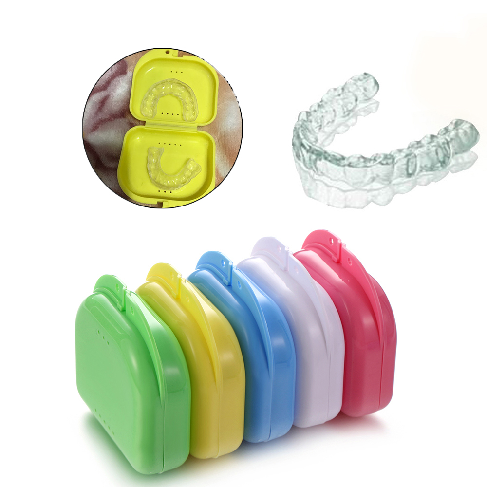 Teeth Whitening Trays - 10pcs Denture Box Tray Case Dental