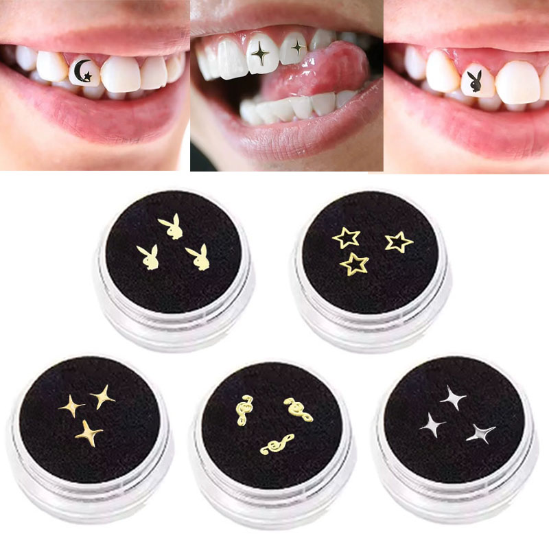 Tooth Gem Kit - 3/5 Boxes Dental Ornaments Jewelry Gem