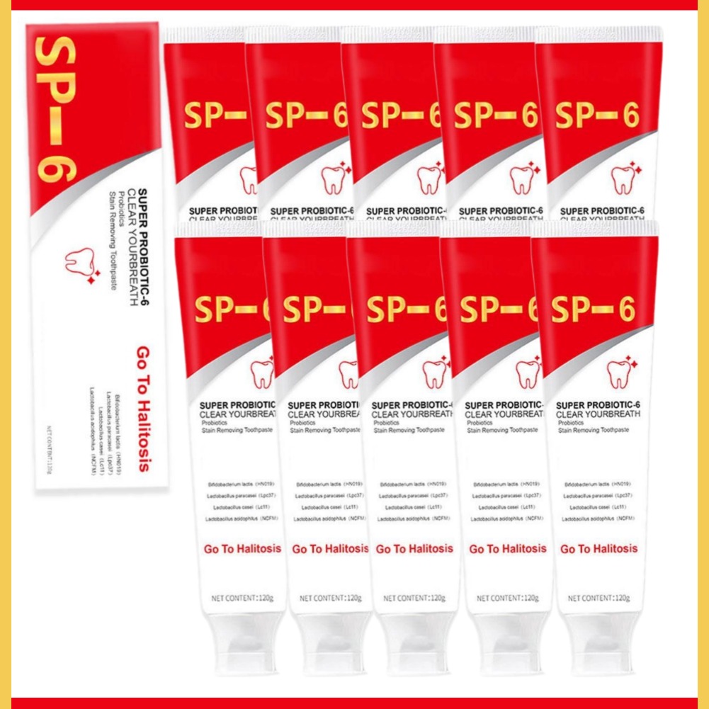 Teeth Whitening Thailand - SP-6 Probiotic Toothpaste Brightening Stain Remover