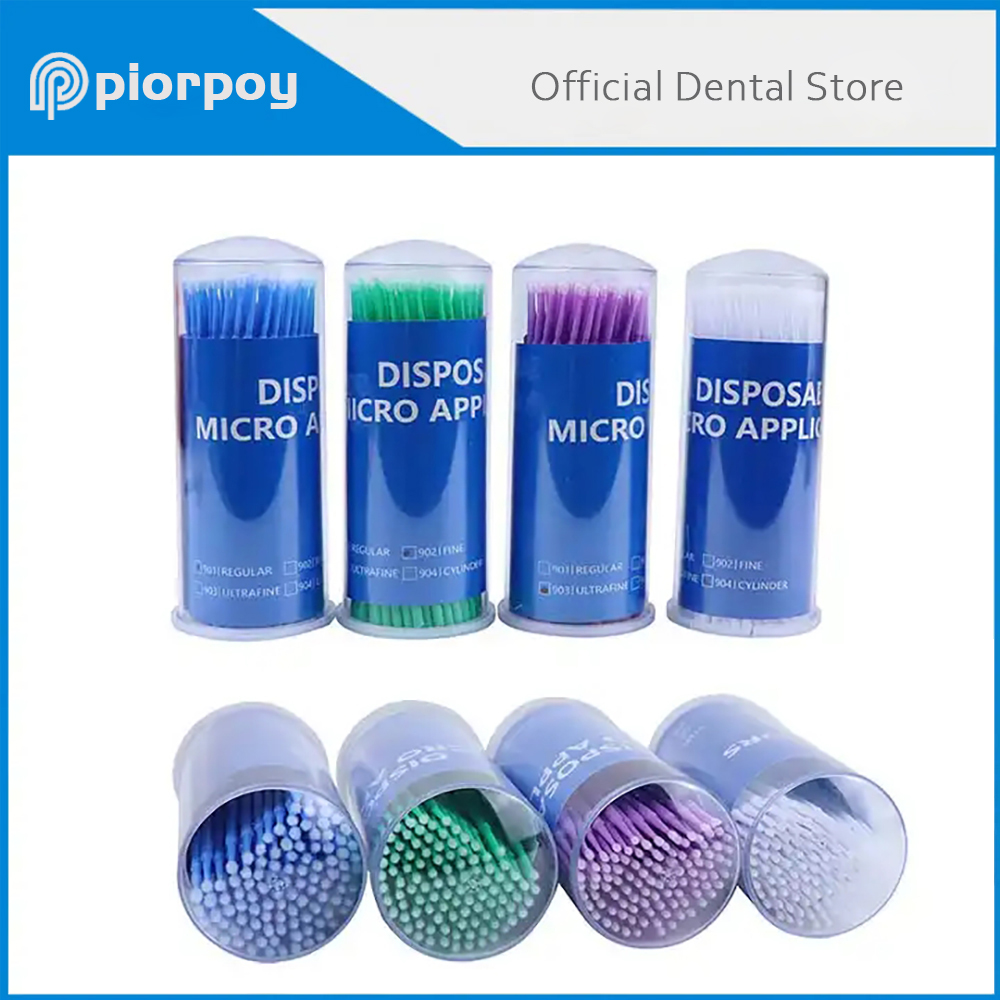 PIORPOY100Pcs/Bottle Dental Di - Teeth Whitening Brush ulasan dan harga