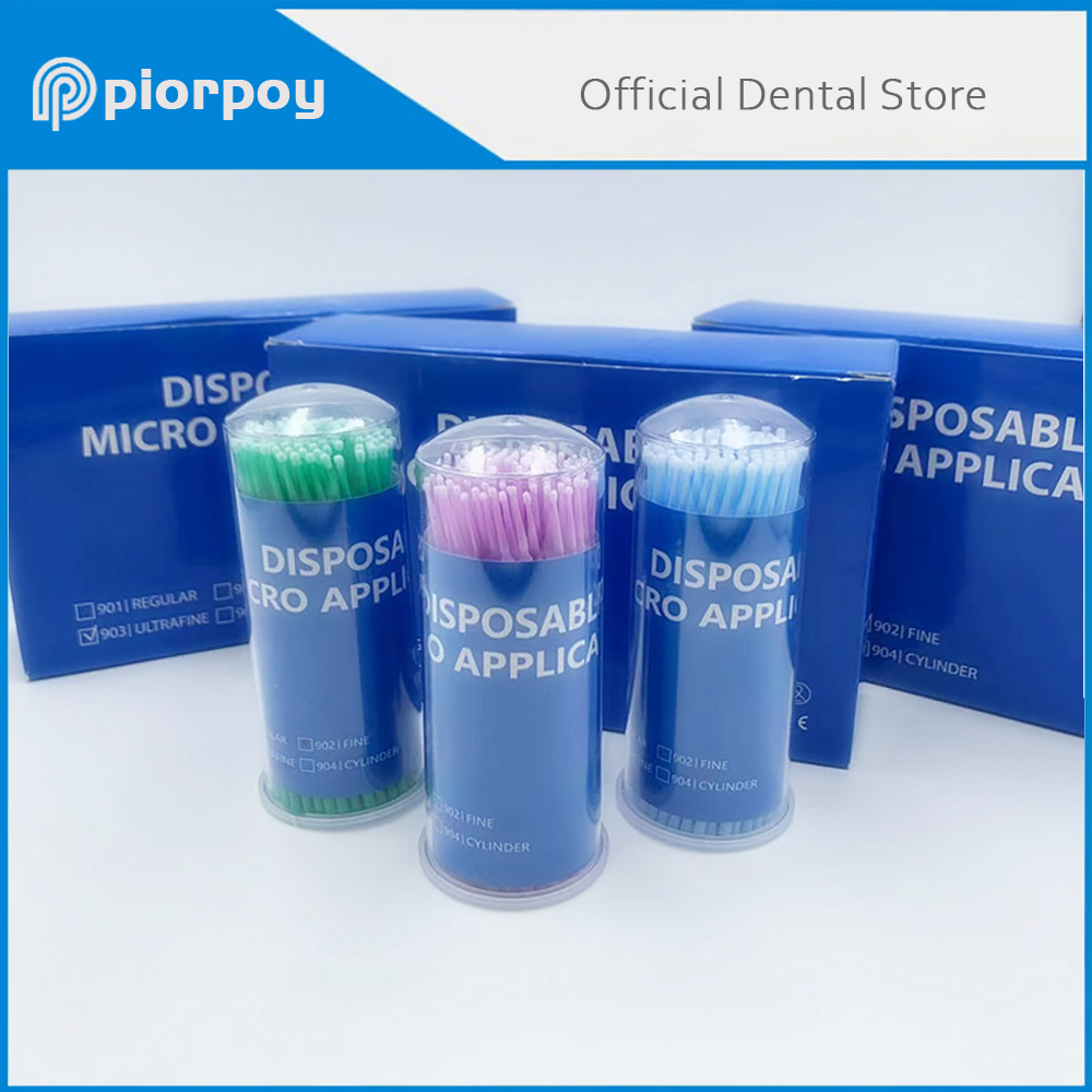 PIORPOY100Pcs/Bottle Dental Di - Teeth Whitening Brush ulasan dan harga