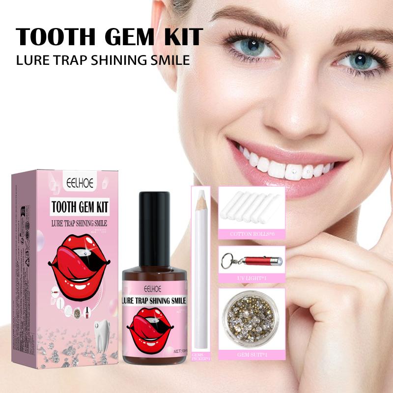 Tooth Jewelry Kit DIY Teeth Ge - Tooth Gem Kit ulasan dan harga