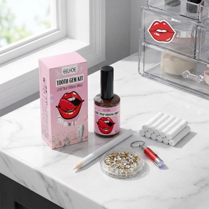 Tooth Jewelry Kit DIY Teeth Ge - Tooth Gem Kit ulasan dan harga