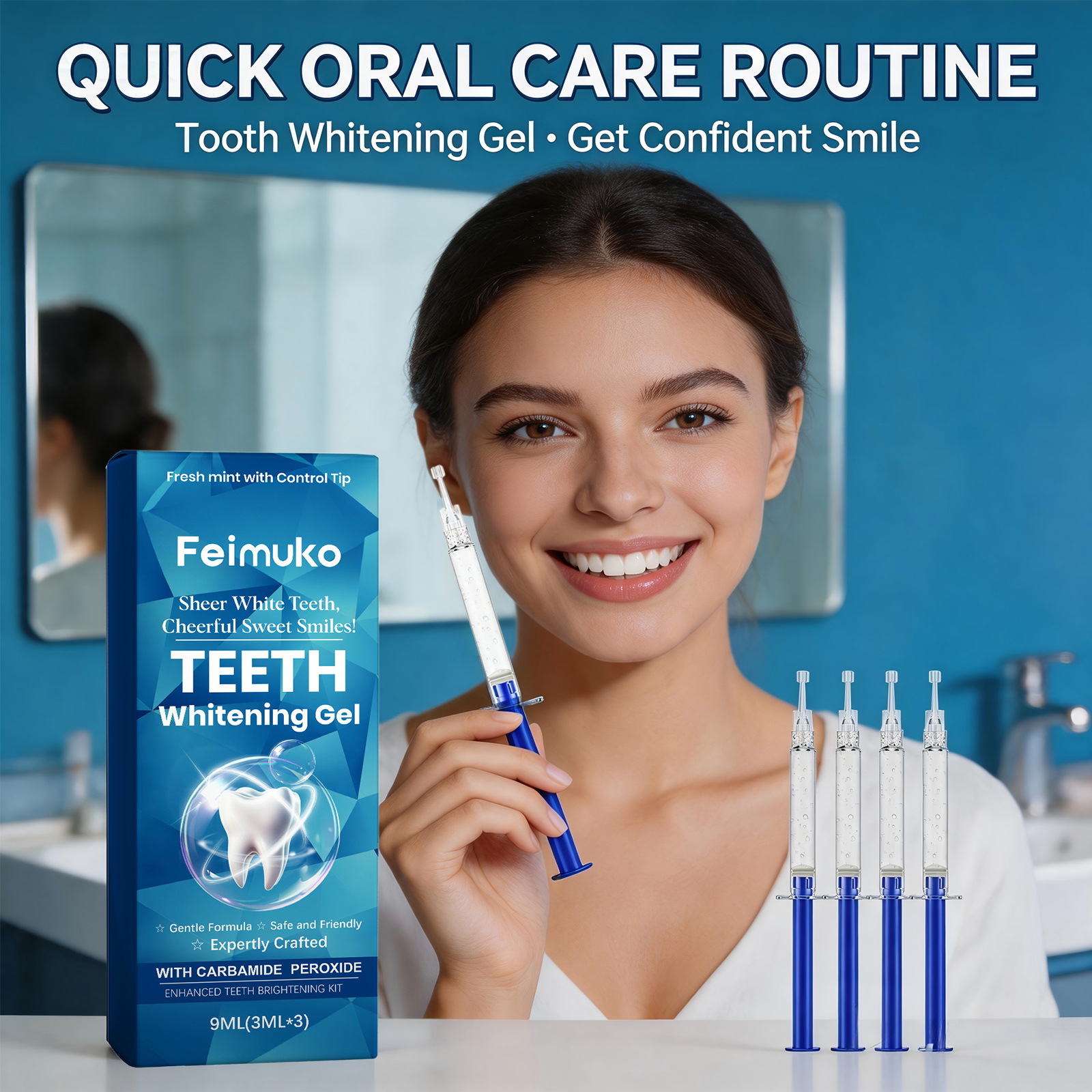 Teeth Whitening Gel Gentle Cle - Teeth Whitening Uv ulasan dan harga
