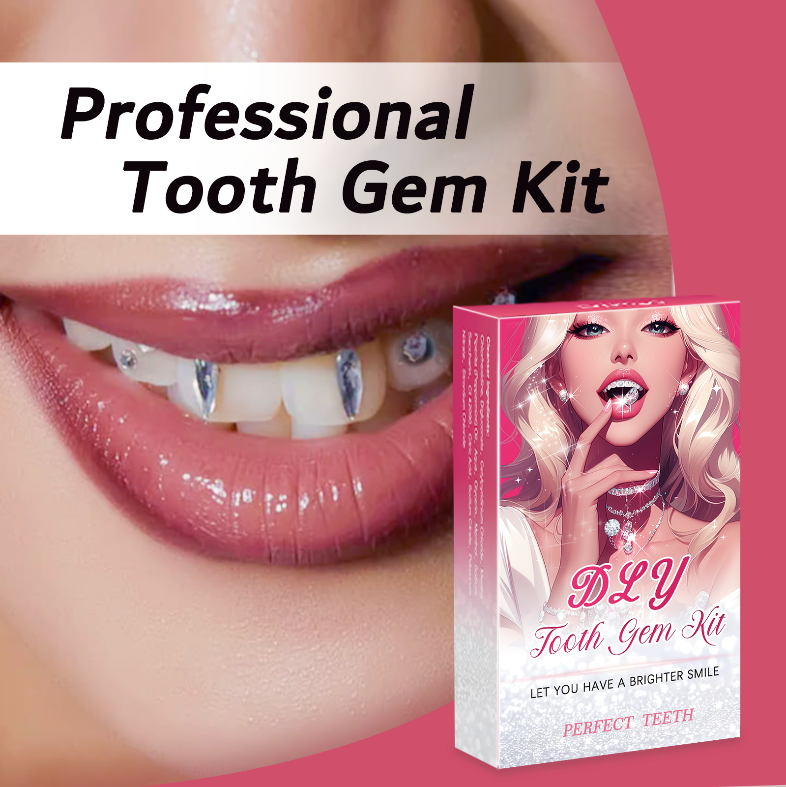 Semi-Permanent Tooth Gem Kit T - Tooth Gem Kit ulasan dan harga