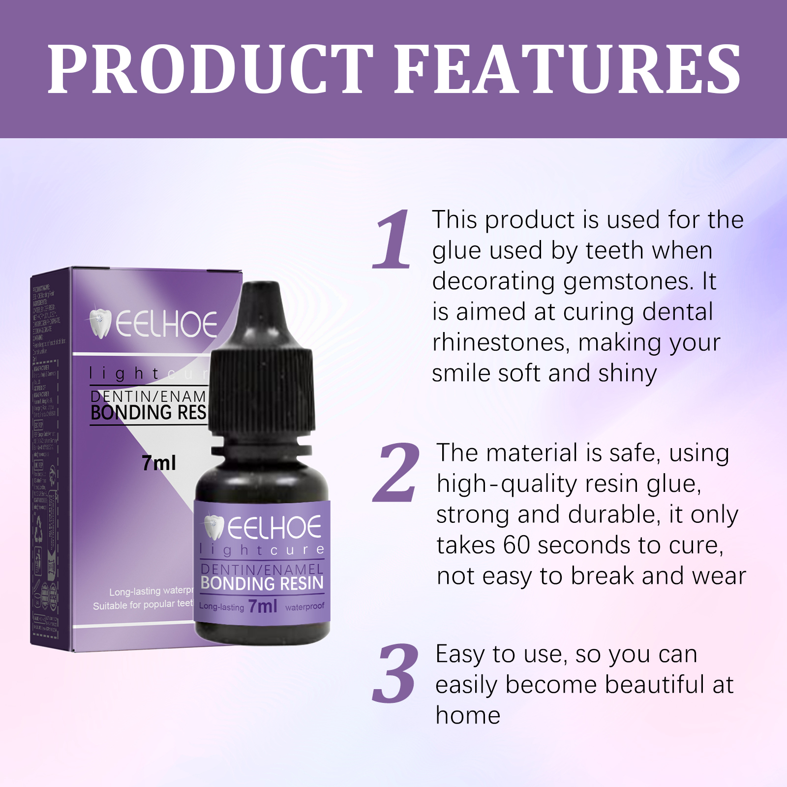 Tooth Gem Glue Dental Adhesive - Tooth Gem Kit ulasan dan harga