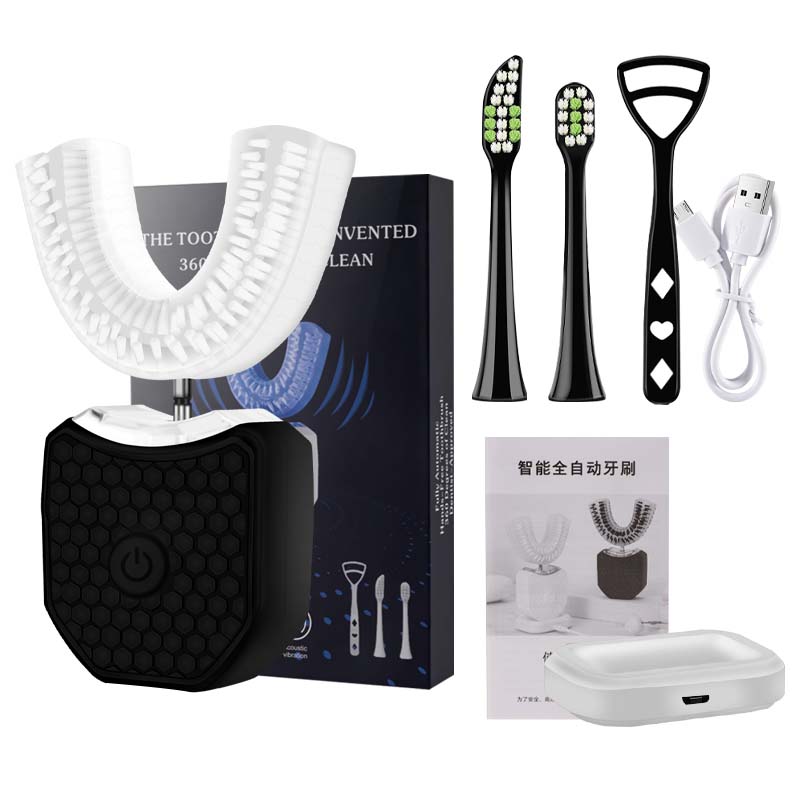 U Shape Tooth Brush Wireless E - Teeth Whitening Toothbrush ulasan dan harga