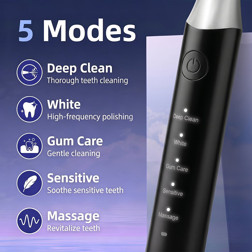Electric Sonic Toothbrush Rech - Teeth Whitening Toothbrush ulasan dan harga
