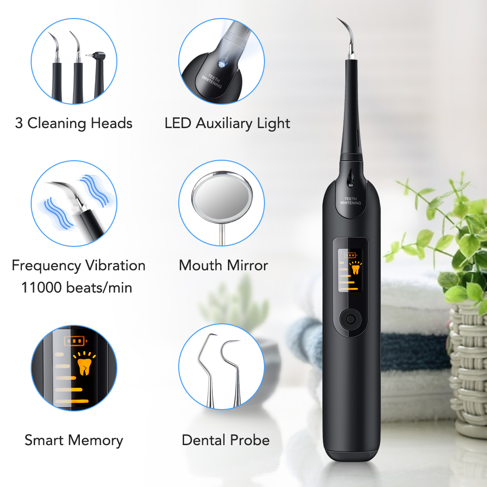 Teeth Tartar Remover Electric  - Teeth Whitening Light Kit ulasan dan harga