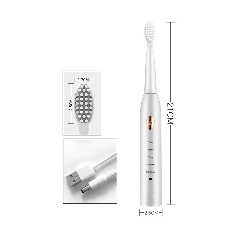 Electric Toothbrush 5-gear Mod - Electric Toothbrush Sonic ulasan dan harga