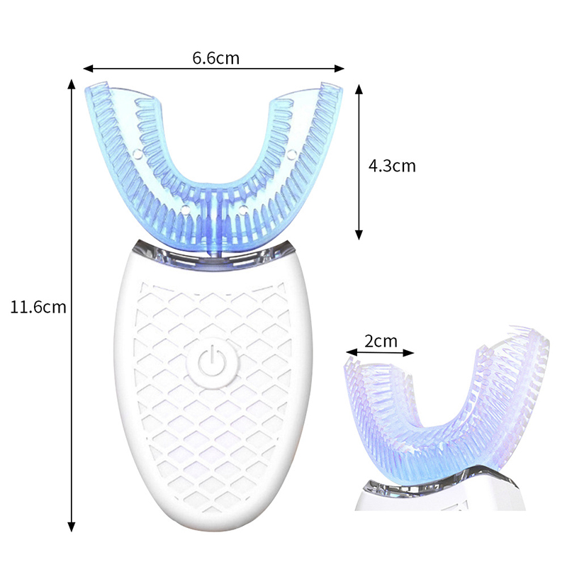 Soft Bristle U Shape Smart Tee - Teeth Whitening Uv ulasan dan harga