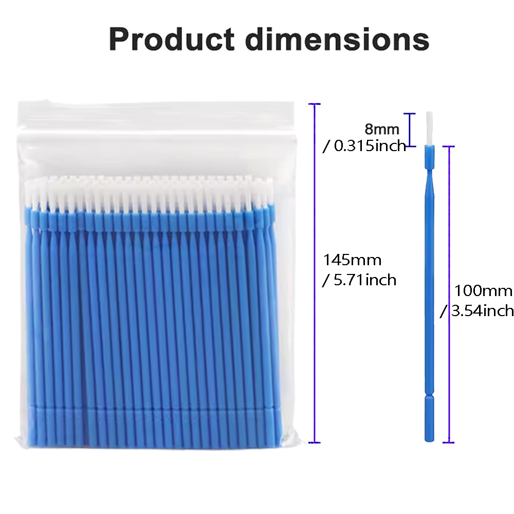100Pcs Dental Disposable Micro - Teeth Whitening Brush ulasan dan harga
