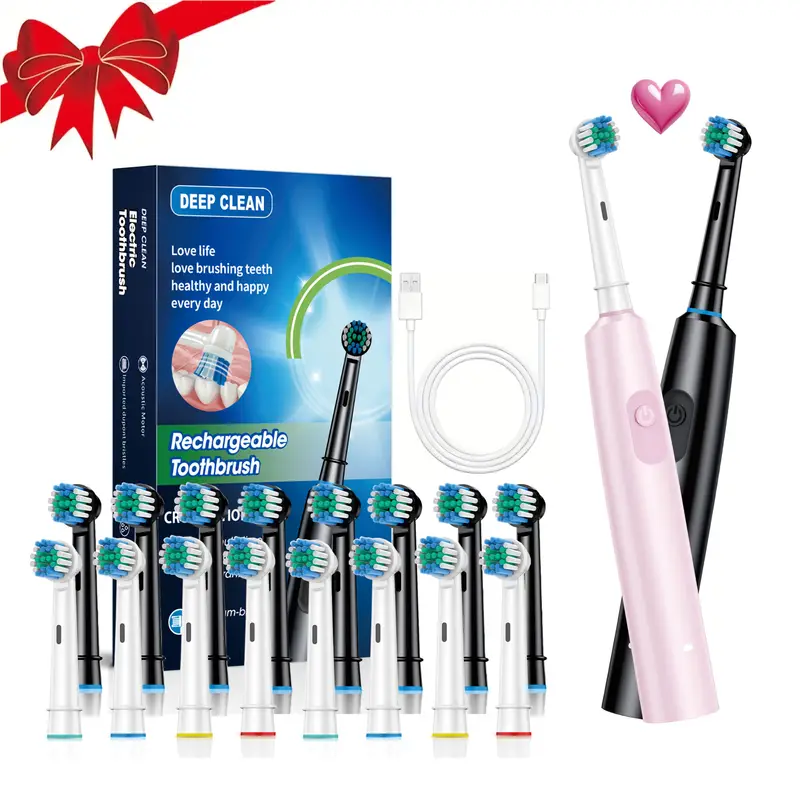 Round Rotating Electric Toothb - Electric Toothbrush Sonic ulasan dan harga