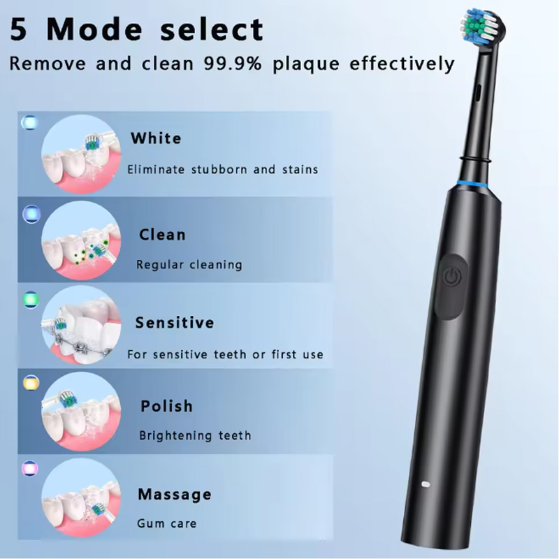 Round Rotating Electric Toothb - Electric Toothbrush Sonic ulasan dan harga