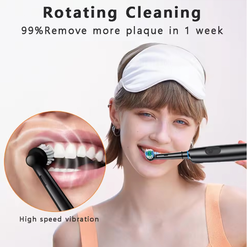 Round Rotating Electric Toothb - Electric Toothbrush Sonic ulasan dan harga