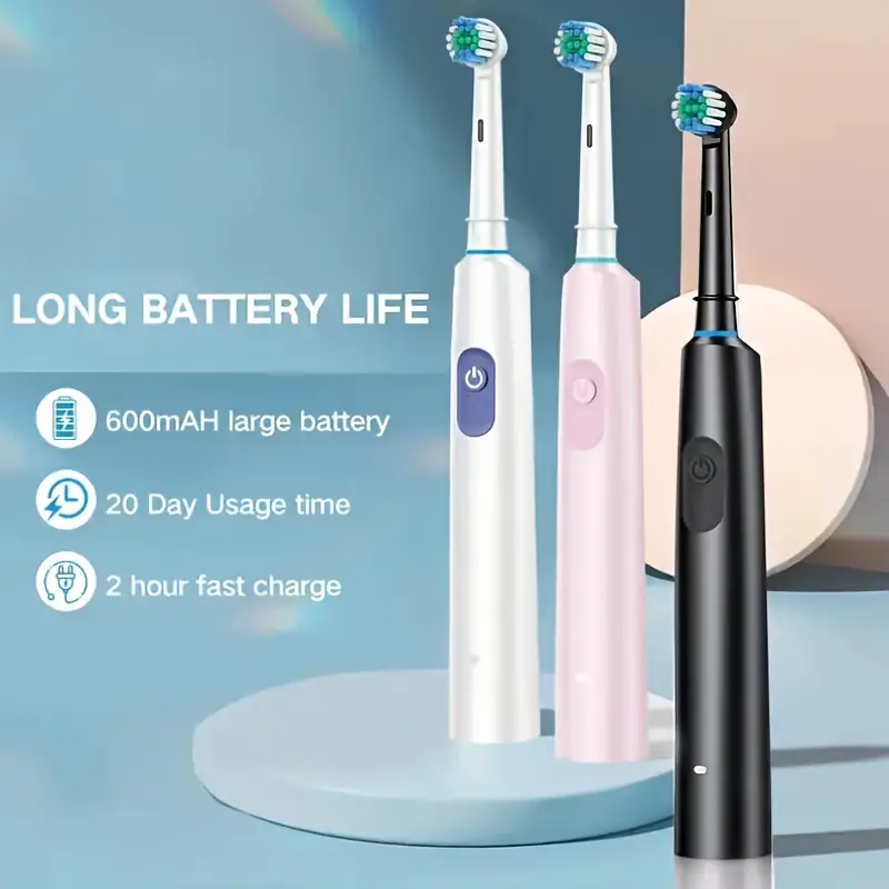 Round Rotating Electric Toothb - Electric Toothbrush Sonic ulasan dan harga