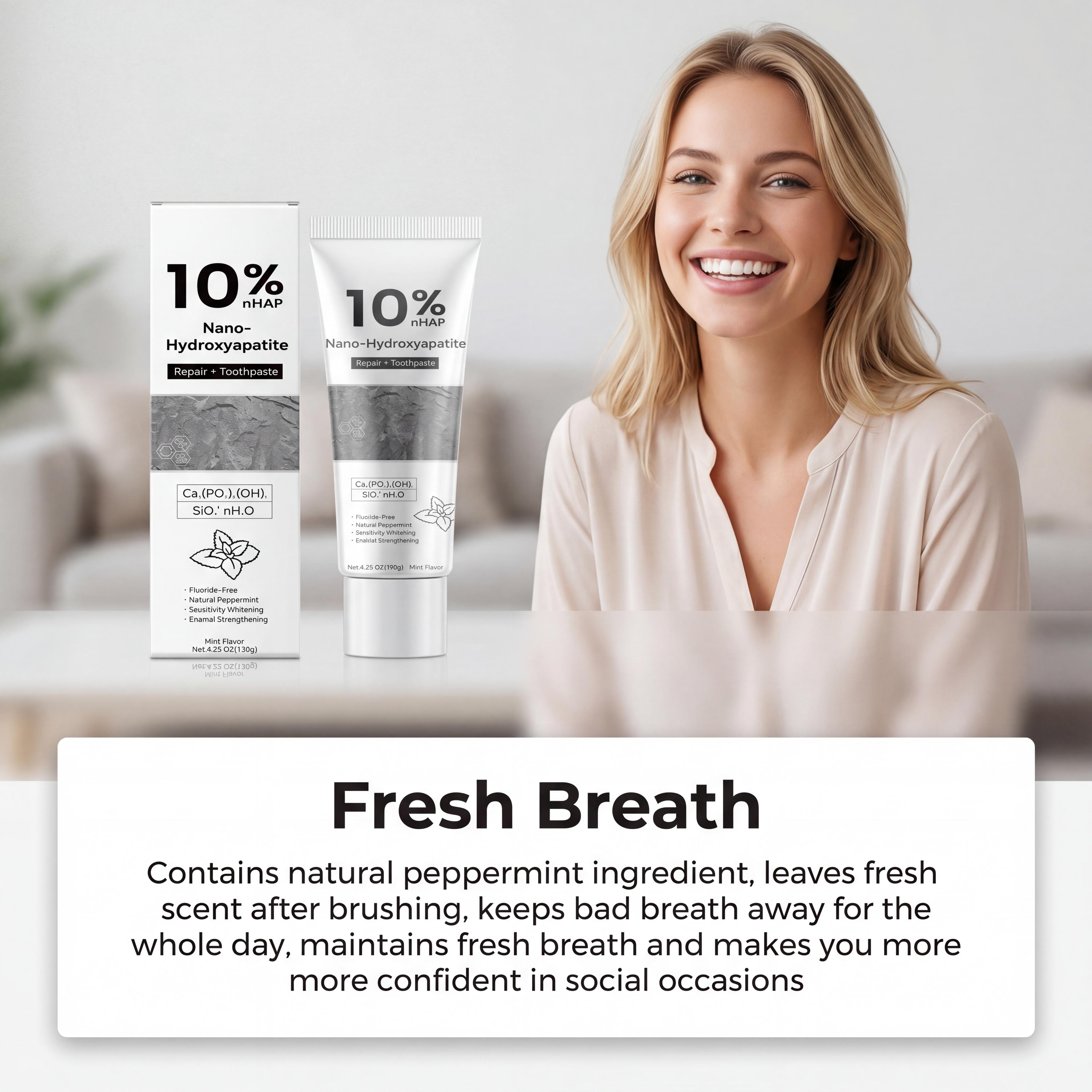 Nano-Hydroxyapatite Toothpaste - Teeth Whitening Best ulasan dan harga