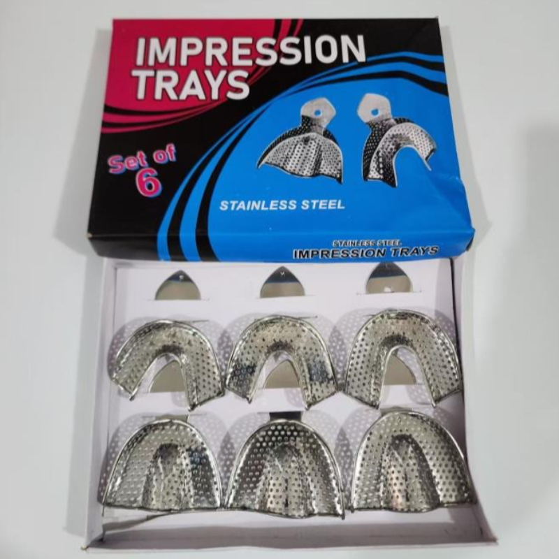 6Pcs/Set Dental Impression Tra - Teeth Whitening Trays ulasan dan harga