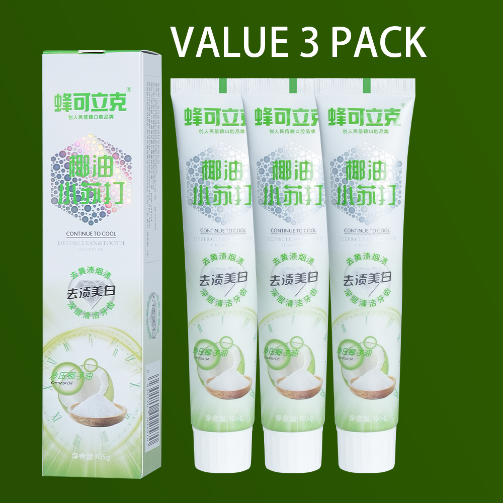 Coconut Oil Toothpaste Baking  - Teeth Whitening Thailand ulasan dan harga