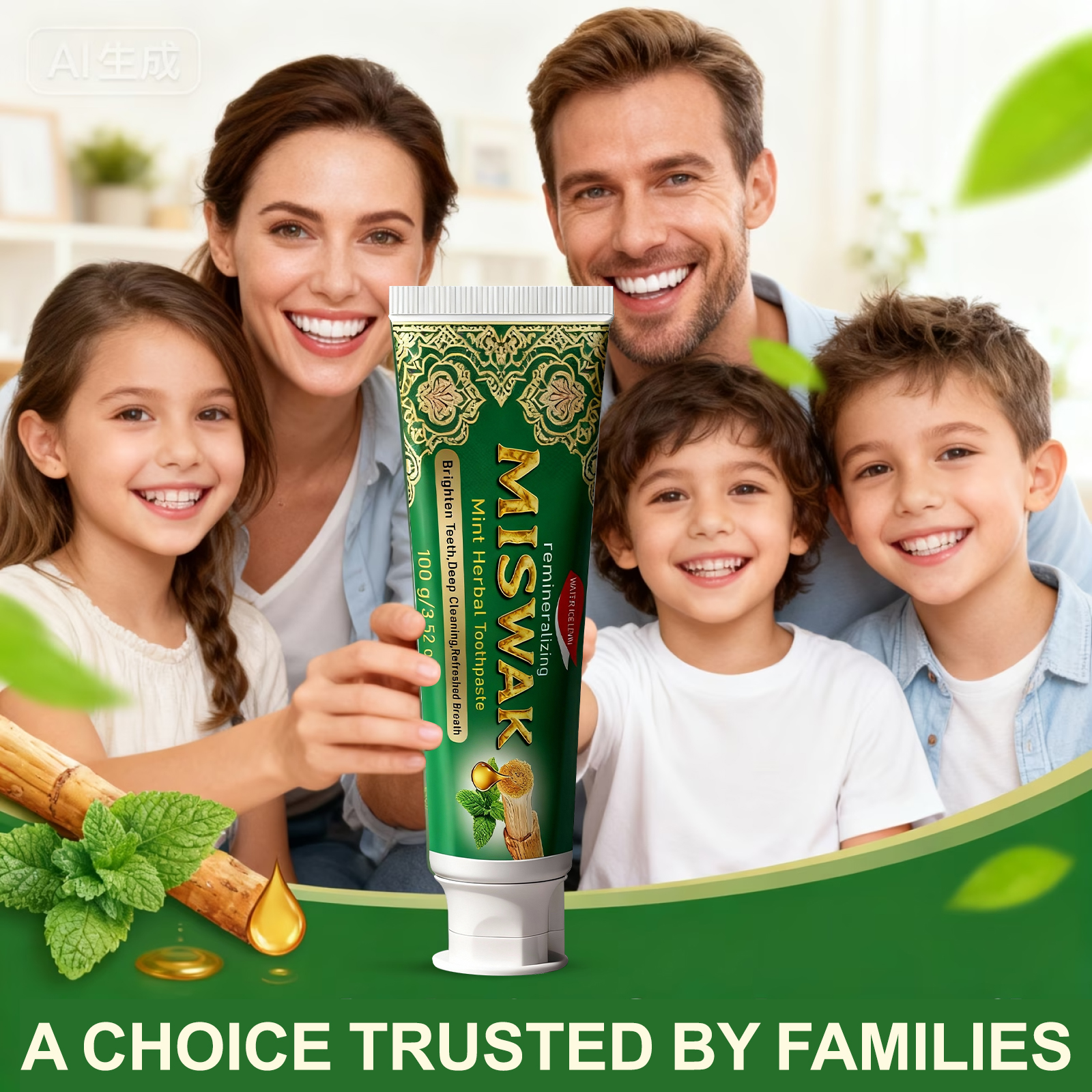 Miswak Remineralizing Mint Her - Teeth Whitening Thailand ulasan dan harga