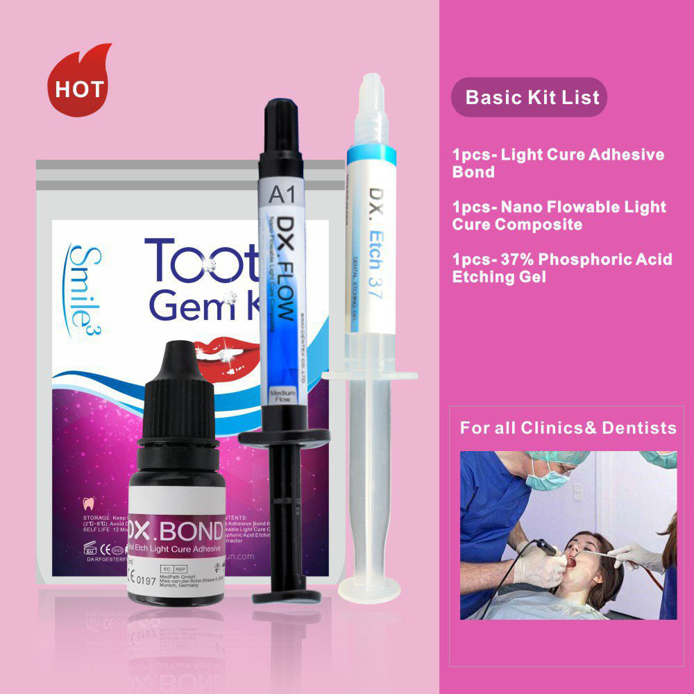 HOT Tooth Gem Kit Teeth Decora - Teeth Whitening Light Kit ulasan dan harga