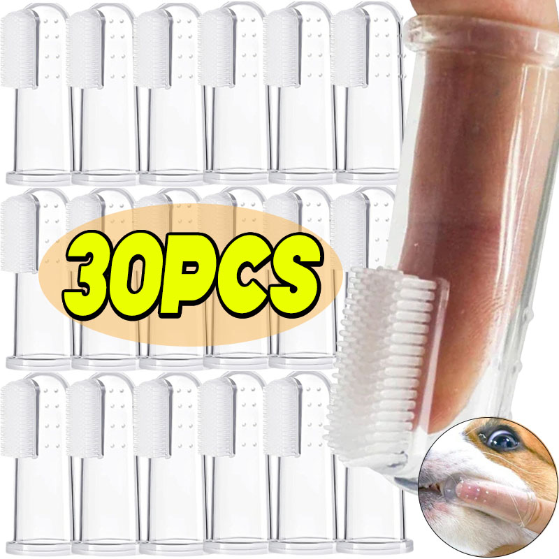 Super Soft Pet Finger Toothbru - Teeth Whitening Brush ulasan dan harga