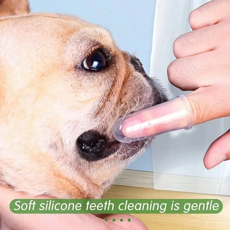 Super Soft Pet Finger Toothbru - Teeth Whitening Brush ulasan dan harga