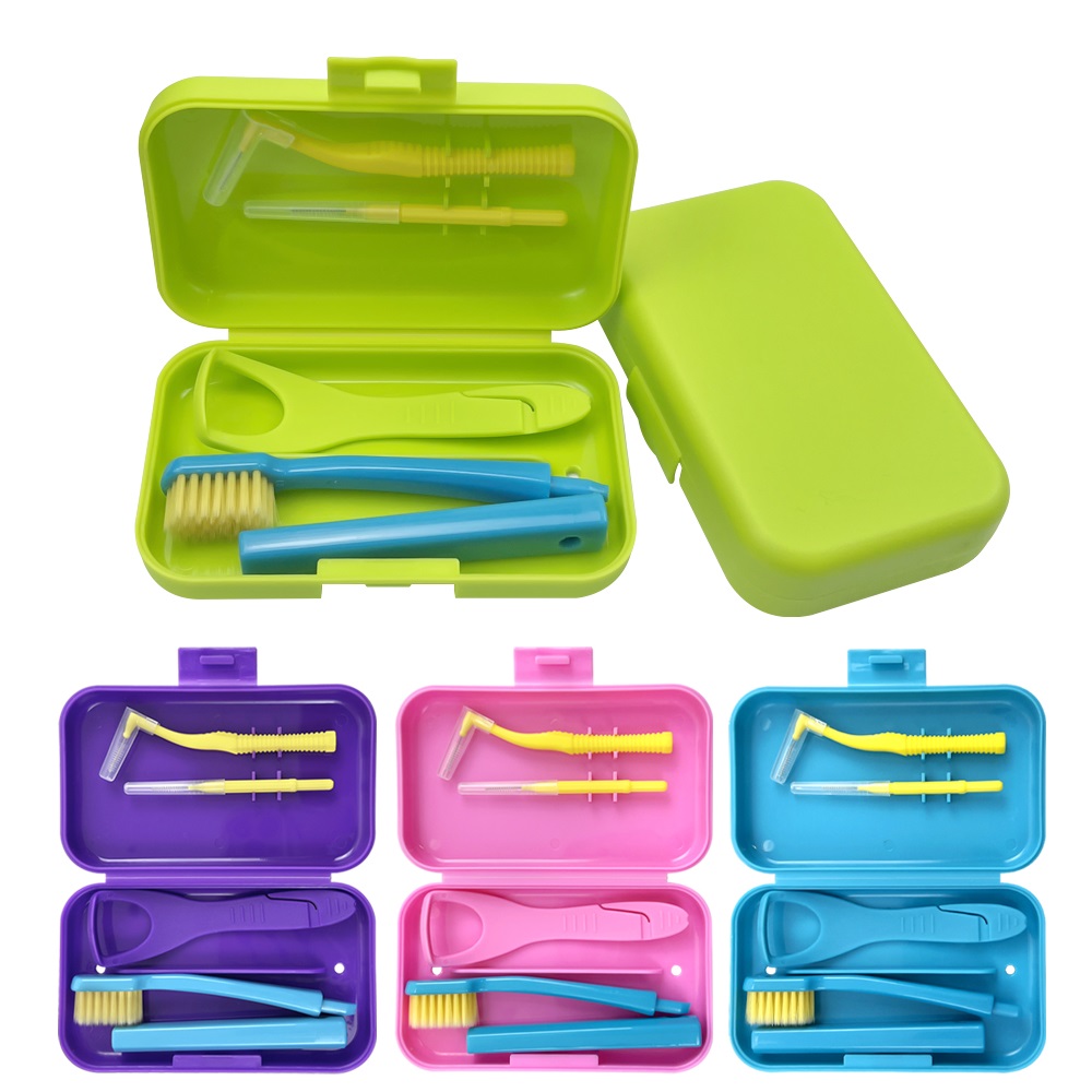 Portable Toothbrush Box Orthod - Teeth Whitening Brush ulasan dan harga