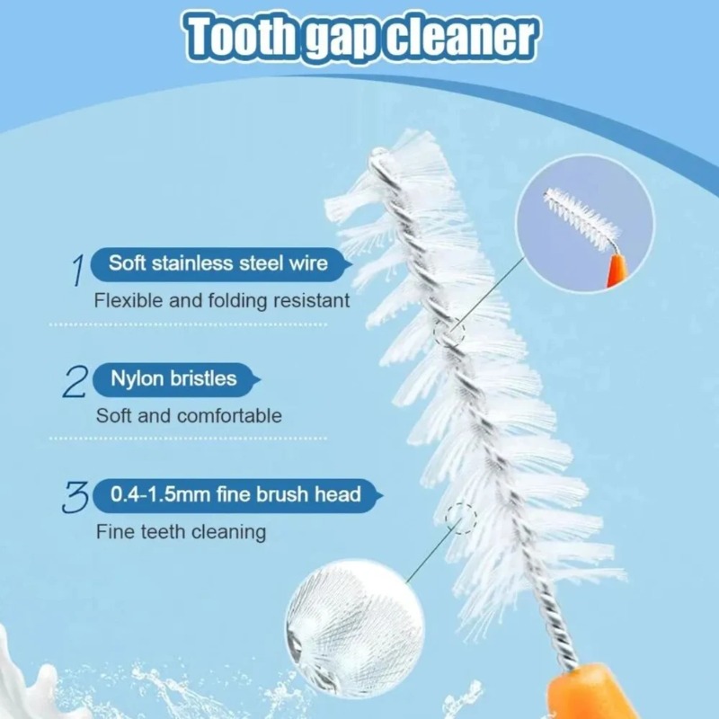 20 Pieces Interdental Brush Bo - Teeth Whitening Brush ulasan dan harga