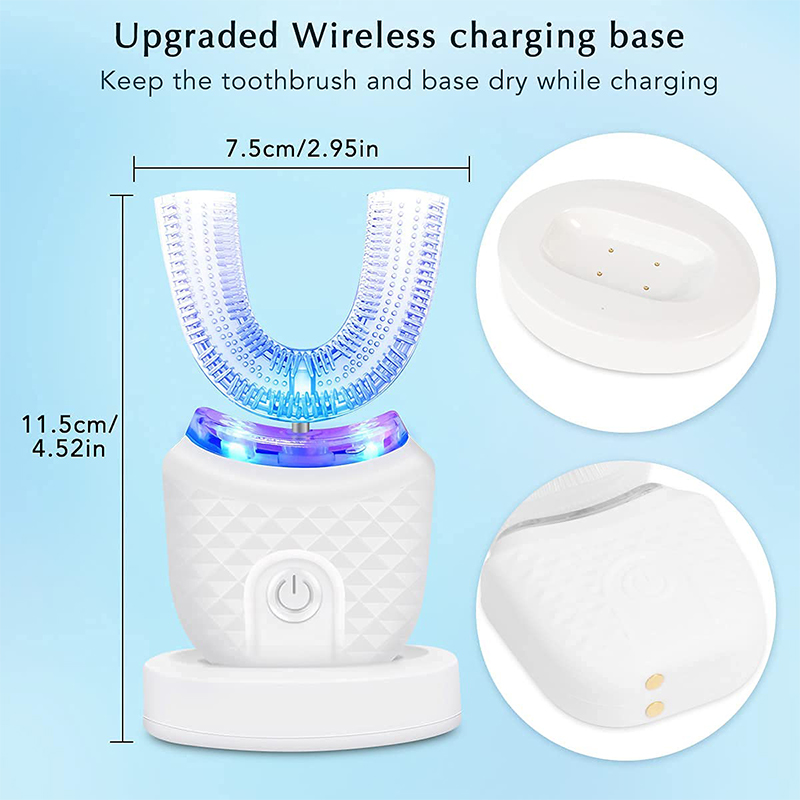 Dental Care U shape electric t - Teeth Whitening Uv ulasan dan harga