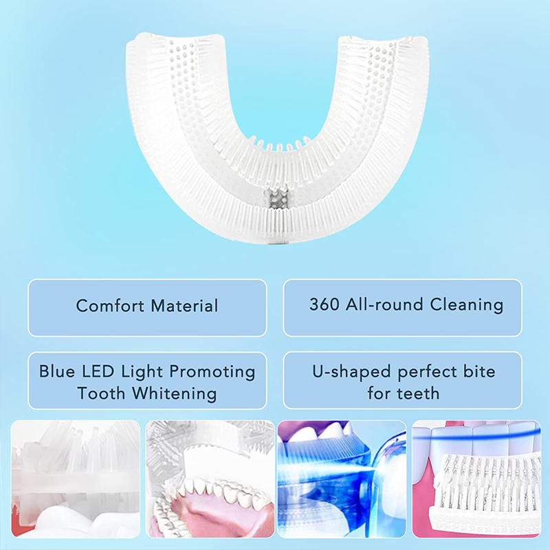 Dental Care U shape electric t - Teeth Whitening Uv ulasan dan harga