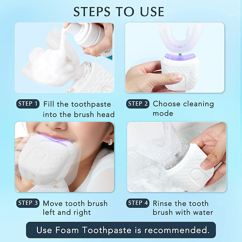 Professinal Portable 360 Degre - Teeth Whitening Toothbrush ulasan dan harga