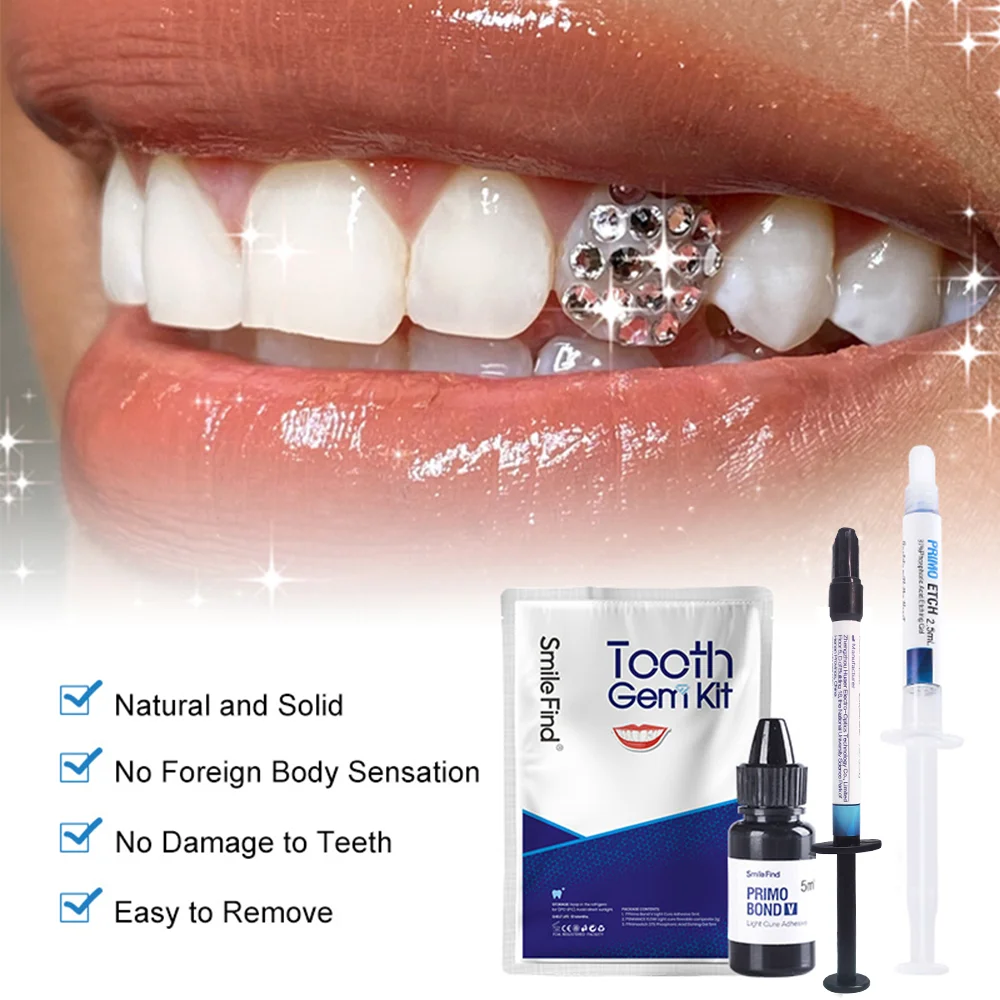 Tooth Gem Kit Glue Professiona - Tooth Gem Kit ulasan dan harga