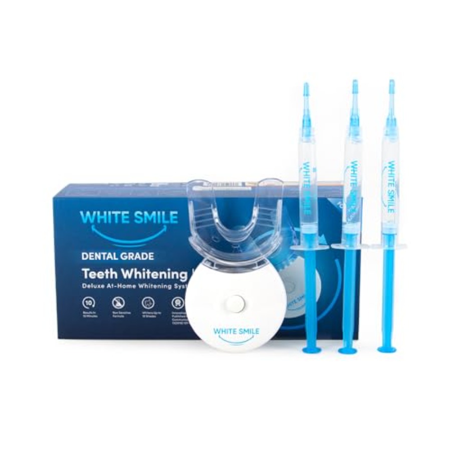WHITE SMILE Teeth Whitening Ki - Teeth Whitening Light Kit ulasan dan harga