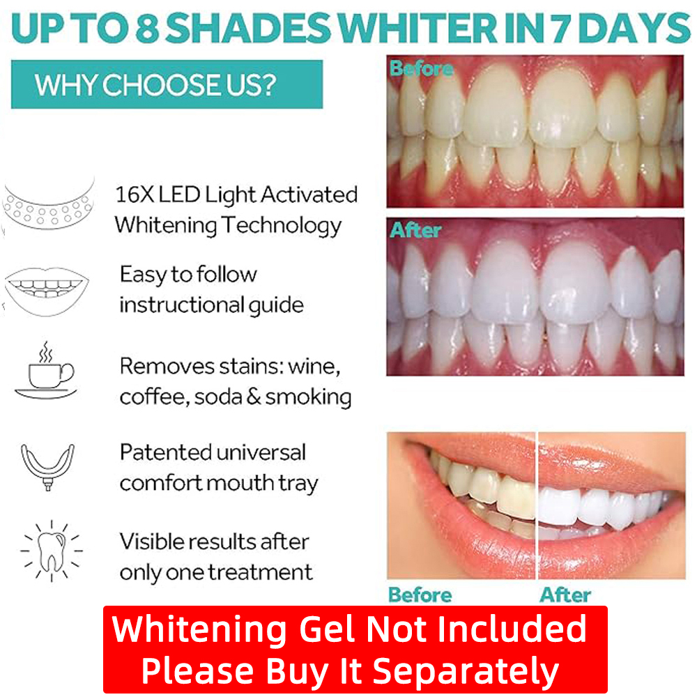 Vaclav Teeth Whitening Light K - Led Mouth Tray ulasan dan harga