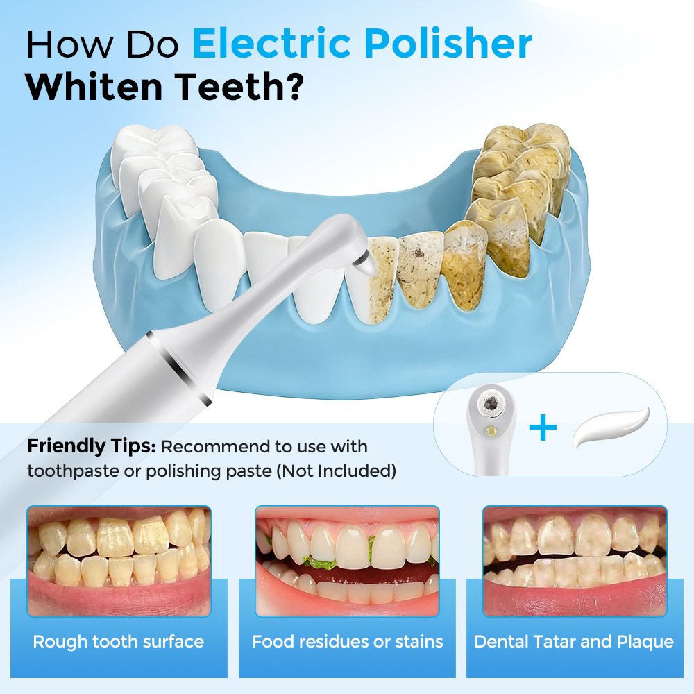 Electric Tooth Polisher Teeth  - Teeth Whitening Brush ulasan dan harga