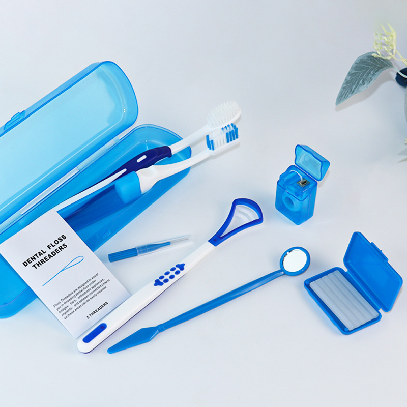 8pcs/set Dental Care Brush Kit - Teeth Whitening Brush ulasan dan harga