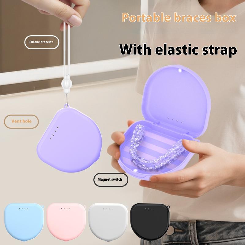 Portable Denture Tray Box Dent - Teeth Whitening Trays ulasan dan harga