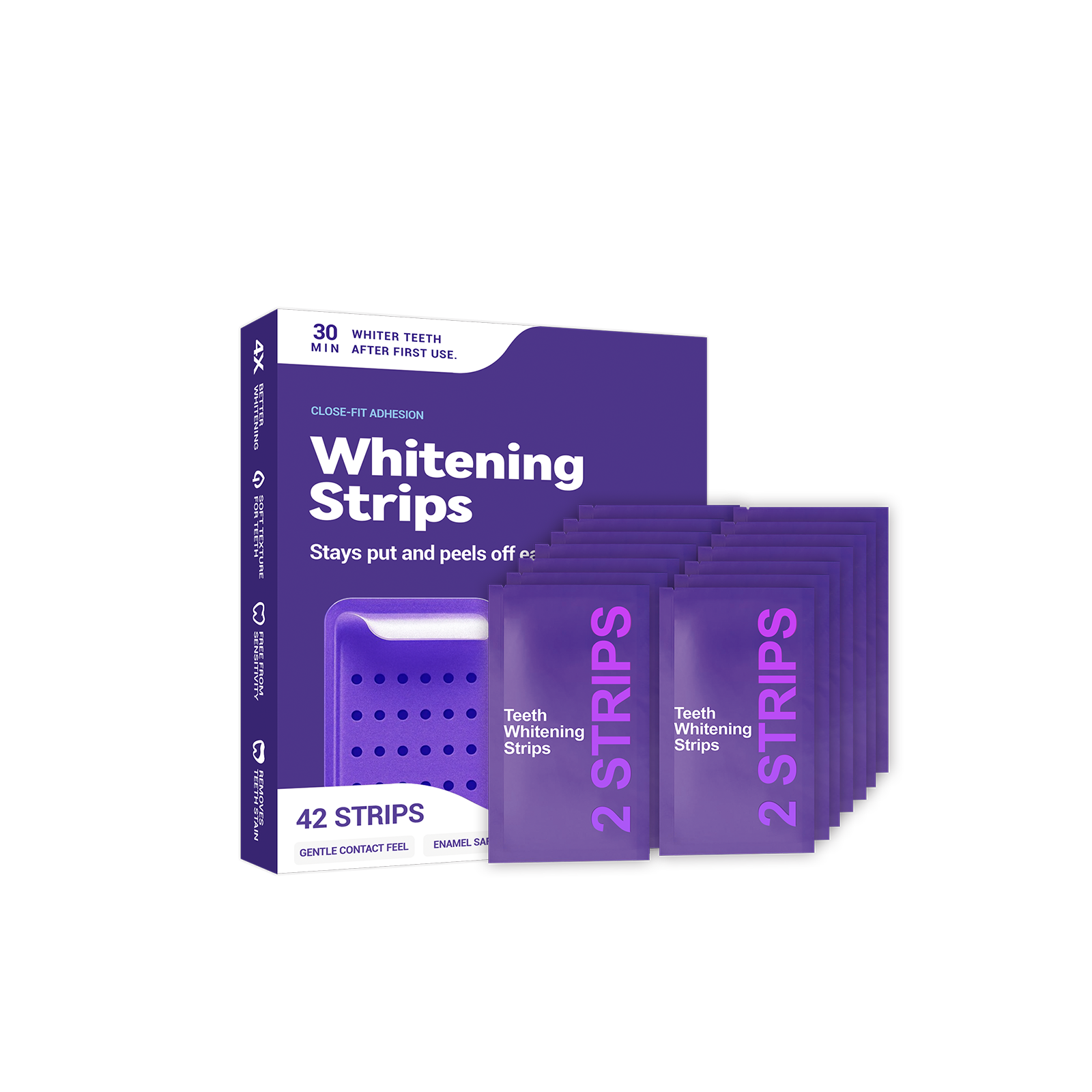Purple Teeth Whitening Strips  - Teeth Whitening Best ulasan dan harga