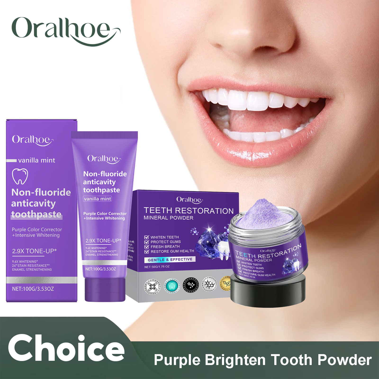 Teeth Restoration Mineral Powd - Teeth Whitening Best ulasan dan harga