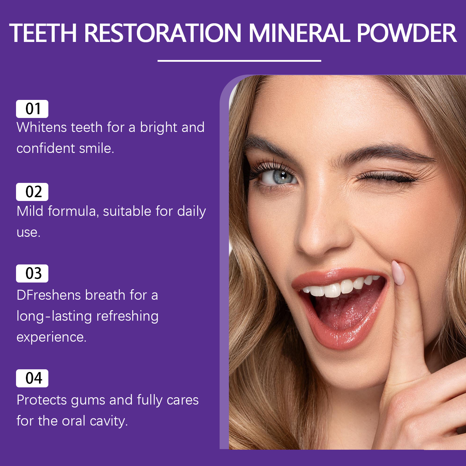 Teeth Restoration Mineral Powd - Teeth Whitening Best ulasan dan harga