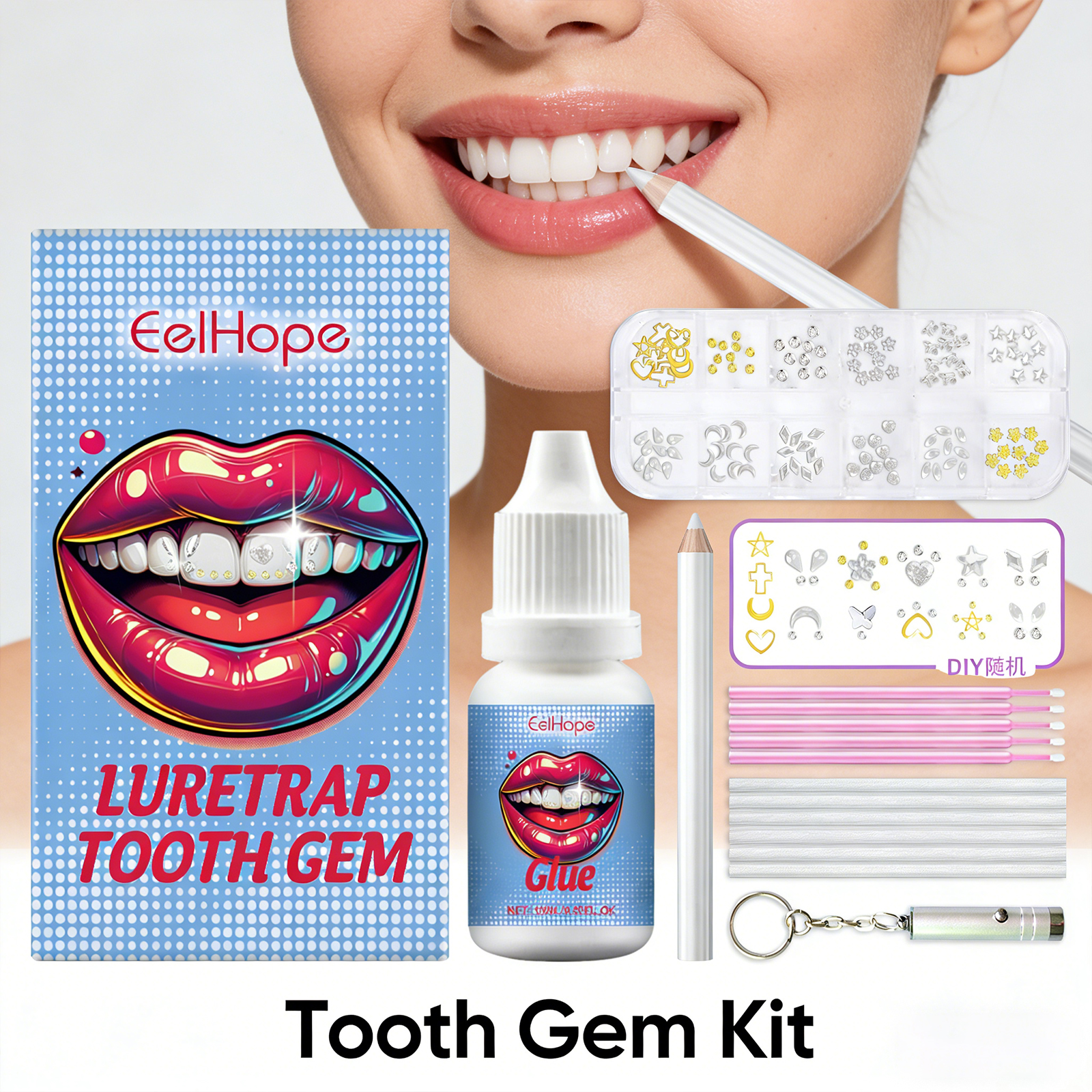 Tooth Gems Sparkling Teeth Jew - Tooth Gem Kit ulasan dan harga