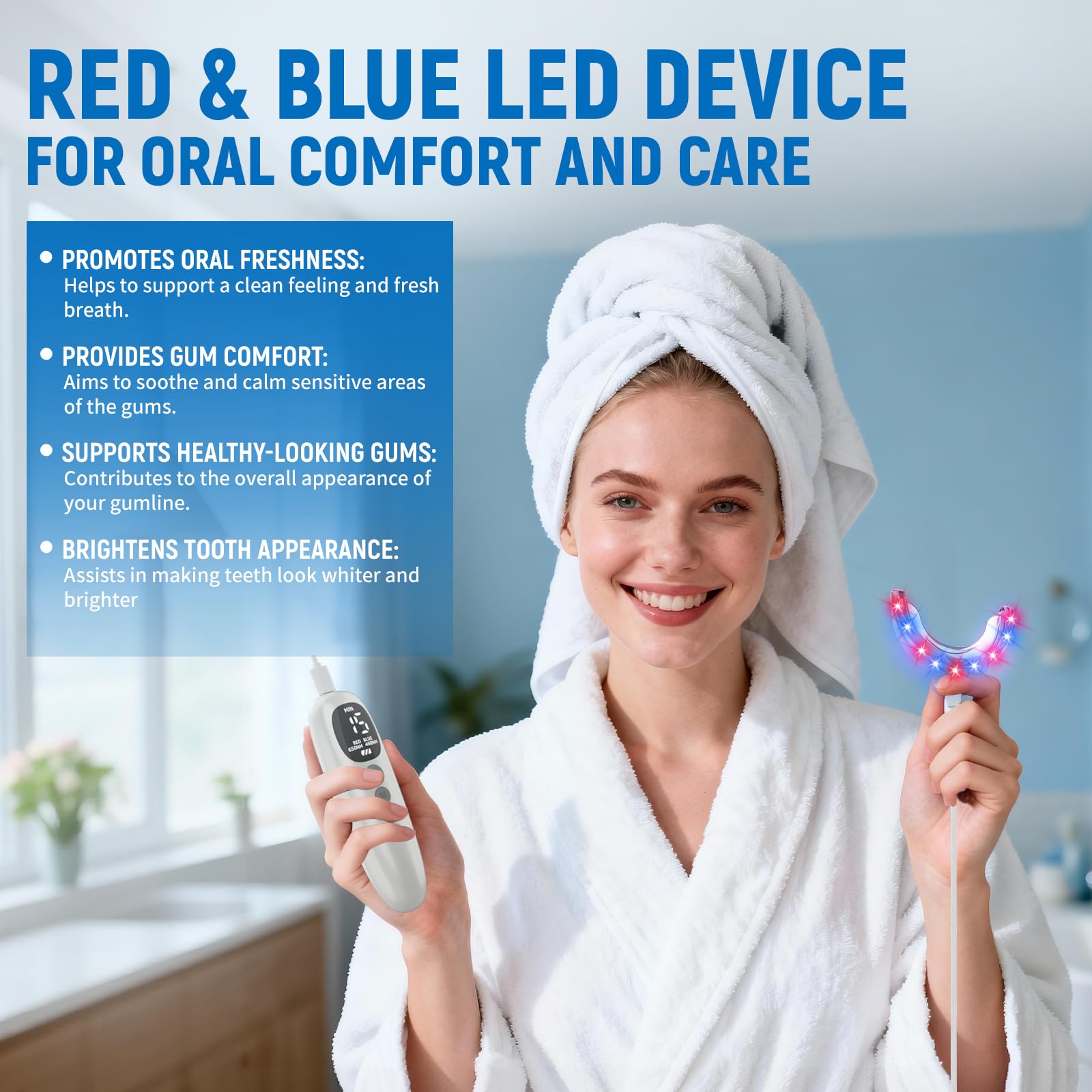 Teeth Whitening Kit 18 Diode R - Teeth Whitening Light Kit ulasan dan harga