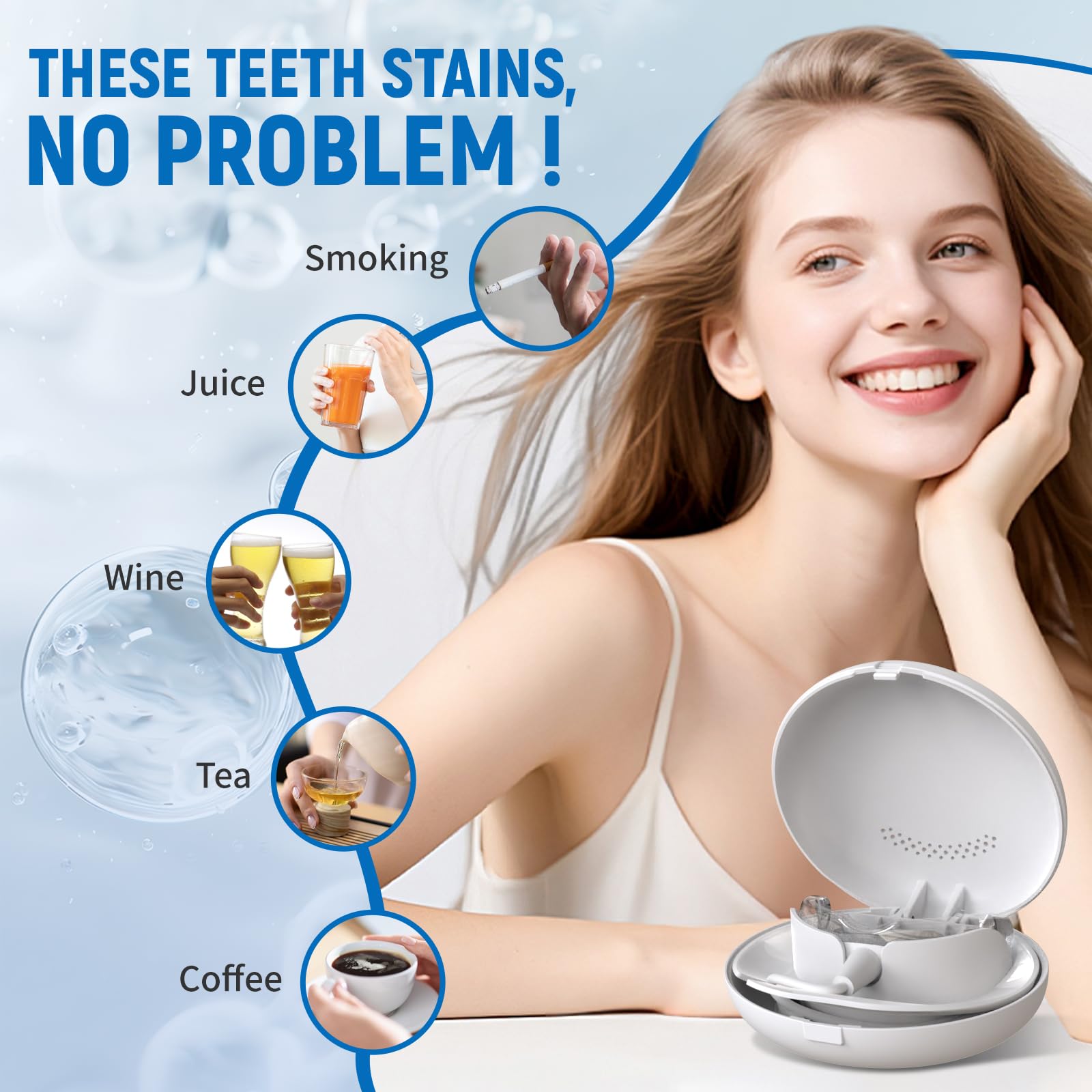 Teeth Whitening Kit 18 Diode R - Teeth Whitening Light Kit ulasan dan harga