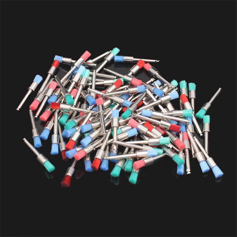 100PCS Dental Polishing Brush  - Teeth Whitening Brush ulasan dan harga